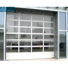 Aluminum Frame Perspex Sheet Sectional Garage Door